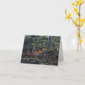 「Whirligigsのフェスティバル」のメッセージカードのプリント カード (黄色い花)