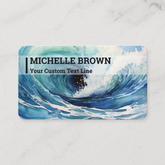 Whirlpoolプールサービス 名刺 (正面)