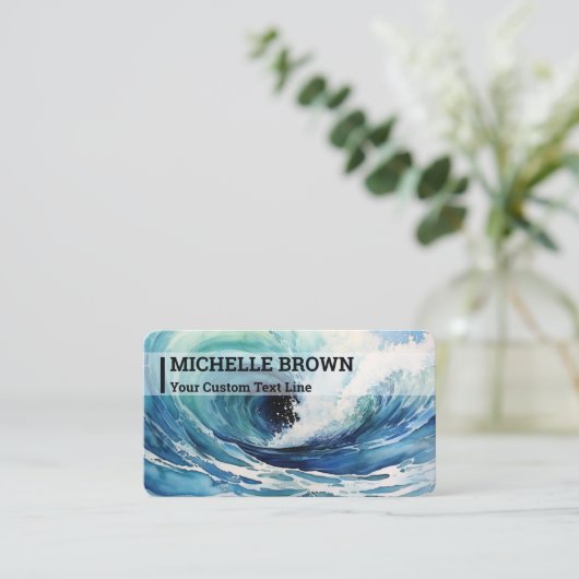 Whirlpoolプールサービス 名刺 (スタンド正面)