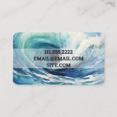 Whirlpoolプールサービス 名刺 (裏面)