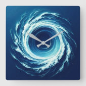 whirlpool スクエア壁時計 (正面)