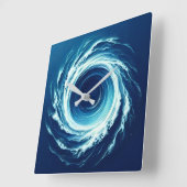 whirlpool スクエア壁時計 (傾斜)