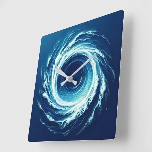 whirlpool スクエア壁時計 (傾斜)