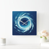 whirlpool スクエア壁時計 (ホーム)