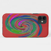 Whirlwindオレンジ色のケース – メイトiPhoneケース Case-Mate iPhoneケース (裏面(横))