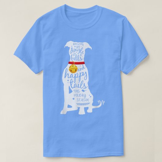 Whising You Jingle Bells and Happy Tails This Holi Tシャツ (デザイン正面)