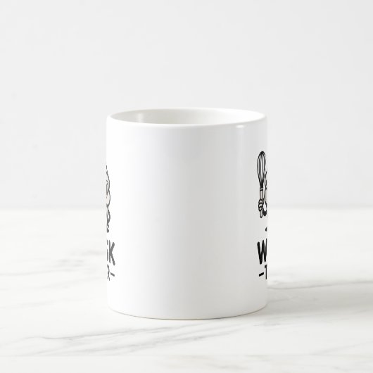 Whisk Taker Mug – Funny Baking Gift for Bold Cooks コーヒーマグカップ (中央)