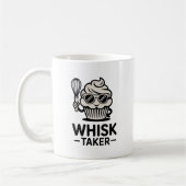 Whisk Taker Mug – Funny Baking Gift for Bold Cooks コーヒーマグカップ (左)