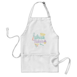 Whisk Taker – Playful Pastel Kitchen Apron スタンダードエプロン