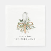  whisked away キッチン ブライダル シャワー スタンダードランチョンナプキン (正面)