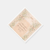 Whisked Away Kitchen Bridal Shower スタンダードカクテルナプキン (角)