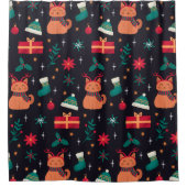 Whisker Wonderland シャワーカーテン (正面)