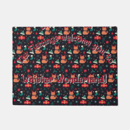 Whisker Wonderland ドアマット