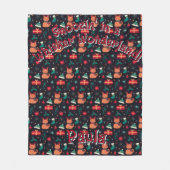 Whisker Wonderland フリースブランケット (正面)