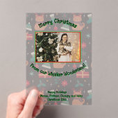 Whisker Wonderland Acrylic Photo アクリル招待状 (インサイチュ (ポータブル))