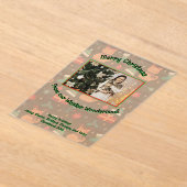 Whisker Wonderland Acrylic Photo アクリル招待状 (レイダウン)