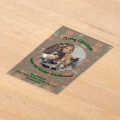 Whisker Wonderland Acrylic Photo アクリル招待状 (レイダウン)