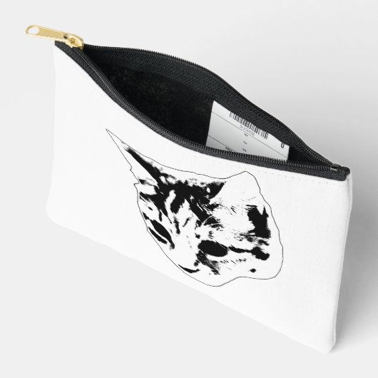 Whisker Zip Kit アクセサリーポーチ (見開き)