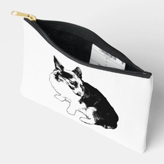 Whisker Zip Kit アクセサリーポーチ (見開き)