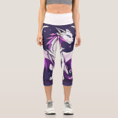 WhiskerFlicksレギンス:漫画猫コレクション カプリレギンス (正面)