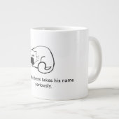 Whiskers氏 ジャンボコーヒーマグカップ (正面右)