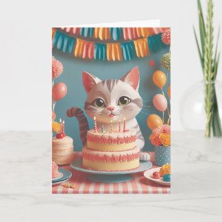 Whiskers and Cake カード