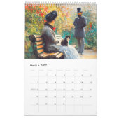 Whiskers in Bloom – Impressionist Cat Calendar 202 カレンダー (3月 2027)