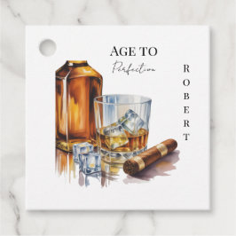 Whiskey and Cigar Men’s Birthday Party フェイバータグ