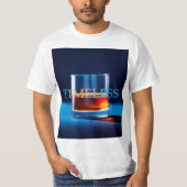 Whiskey Art. Minimalist and modern T-shirt Tシャツ (正面)