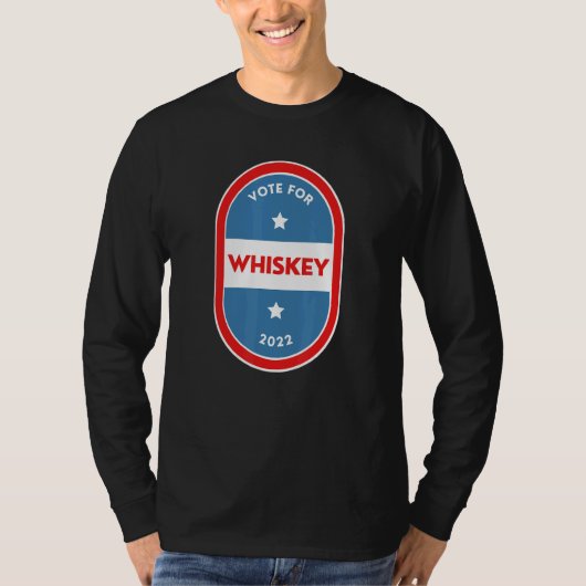 Whiskey  Bartender Political Election Parody 2022 Tシャツ (正面)