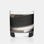 Whiskey Glass Abstract Art Terra’s Tender Whisper ウイスキーグラス (裏面)