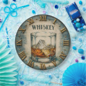 Whiskey Glass Bar Decor ペーパープレート (パーティー)