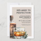 Whiskey Men's 60th Birthday Party 招待状 (正面)