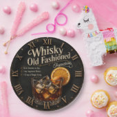 Whiskey Old Fashioned Cocktail Home Bar ペーパープレート (パーティー)