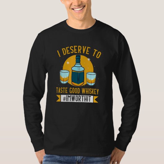Whiskey Rum Alcohol Cocktail Drunk Alcoholic Damp  Tシャツ (正面)