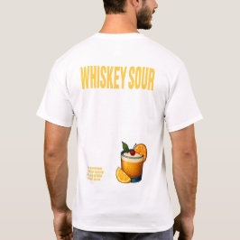 Whiskey Sour T-Shirt – Classic Bourbon Cocktail Tシャツ