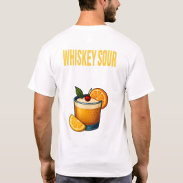 Whiskey Sour T-Shirt – Classic Bourbon Cocktail Tシャツ