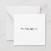 Whisky Christmas Flat Note Card ノートカード (裏面)