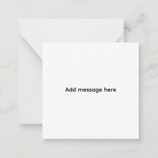 Whisky Christmas Flat Note Card ノートカード (裏面)