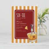 Whisky Golf Themed 60th Birthday 招待状 (スタンド正面)