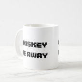 whisky me away funny Coffee Mug  コーヒーマグカップ (正面左)