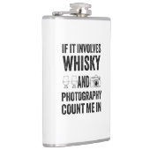 Whisky & Photography - Funny Hobby Design フラスク (右)