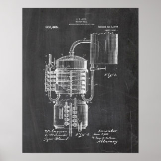 Whisky still patent ポスター