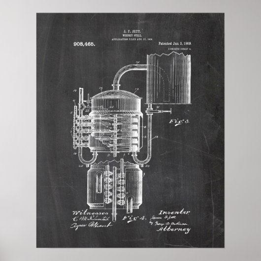 Whisky still patent ポスター (正面)