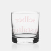 Whiskyglas selber gestalten ウイスキーグラス (裏面)