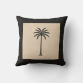 Whisper Fountains Black Palm Cushion クッション (裏面)