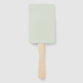 Whisper Green Solid Color ハンドファン (裏面)