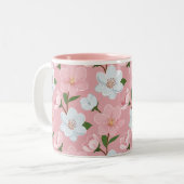 Whisper of Flowers mug ツートーンマグカップ (正面左)