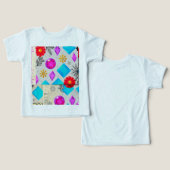 Whisper of Light – Jewel Gem Pattern T-shirt (デザイン正面&裏面)