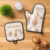 Whisper of the Prairie Kitchen Set  鍋つかみ&鍋敷きセット (トップダウン)